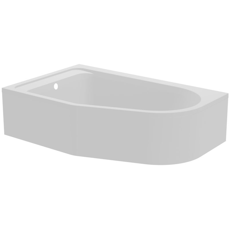 Wanna akrylowa GoodHome Cavally 150 x 95 cm lewa asymetryczna