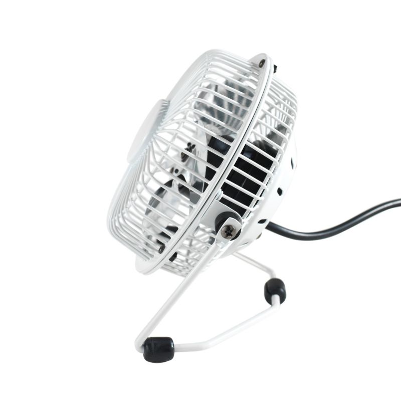 Wentylator mini USB 10 cm biały