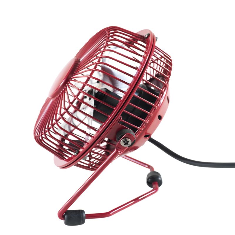 Wentylator mini USB 10 cm czerwony