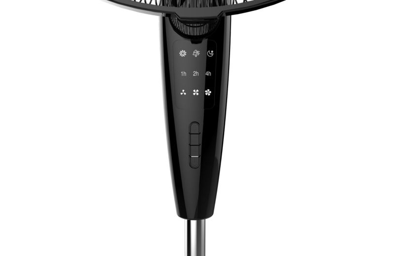 Wentylator stojący 40 cm czarny