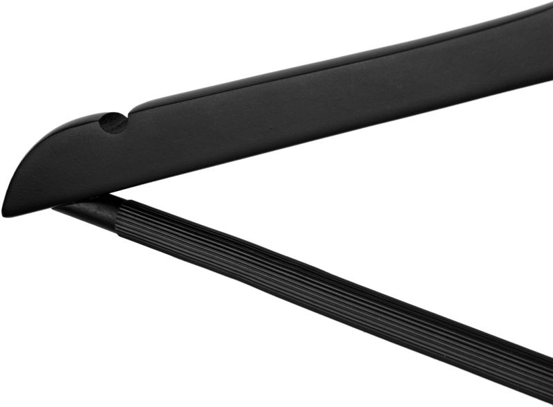 Wieszak drewniany czarny 5 szt