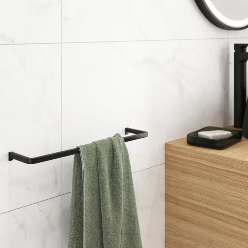 Wieszak na ręczniki GoodHome Elland 40 cm czarny