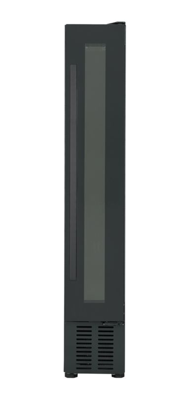Winiarka do zabudowy Cooke&Lewis 15 cm czarne szkło