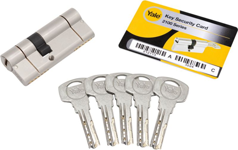 Wkładka atestowana Yale Max 35 x 45 mm satyna