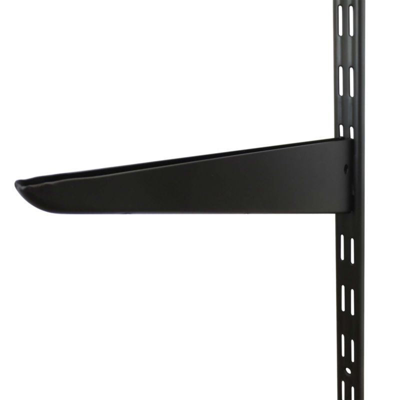 Wspornik podwójny Form Twinny 27 cm czarny mat
