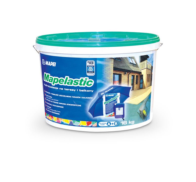 Zaprawa przeciwwodna Mapei Mapelastic 16 kg