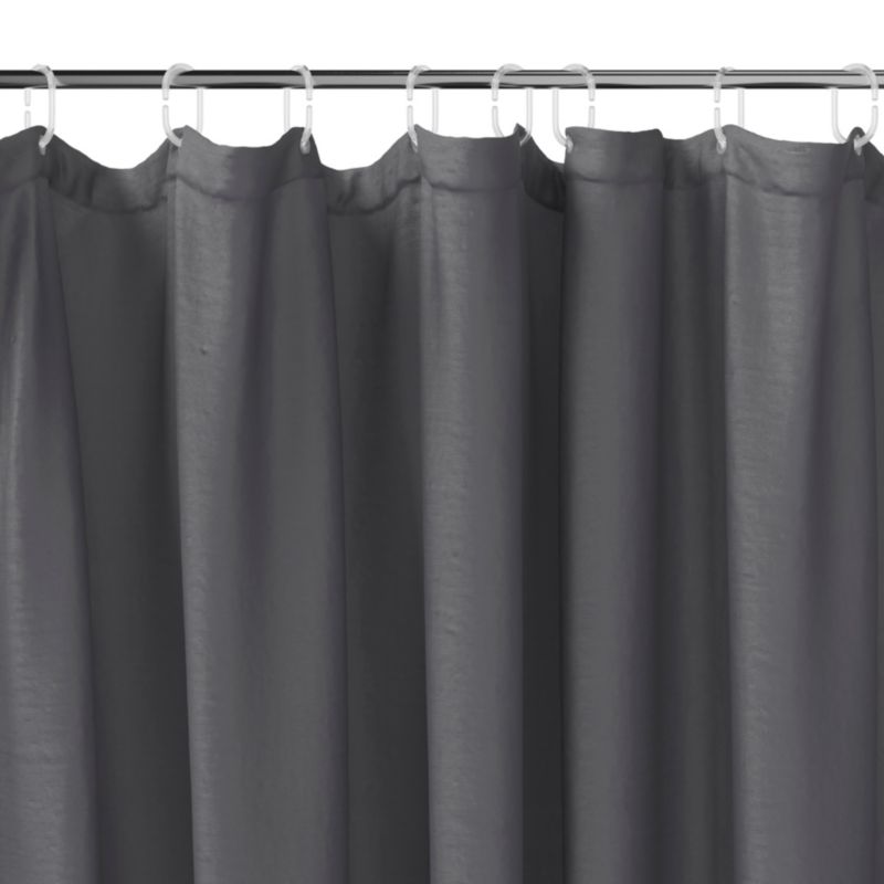Zasłonka prysznicowa GoodHome Koros 180 x 200 cm antracyt