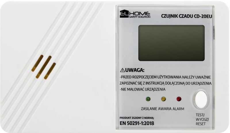 Zestaw czujników czadu i gazu El Home CSD-03N9