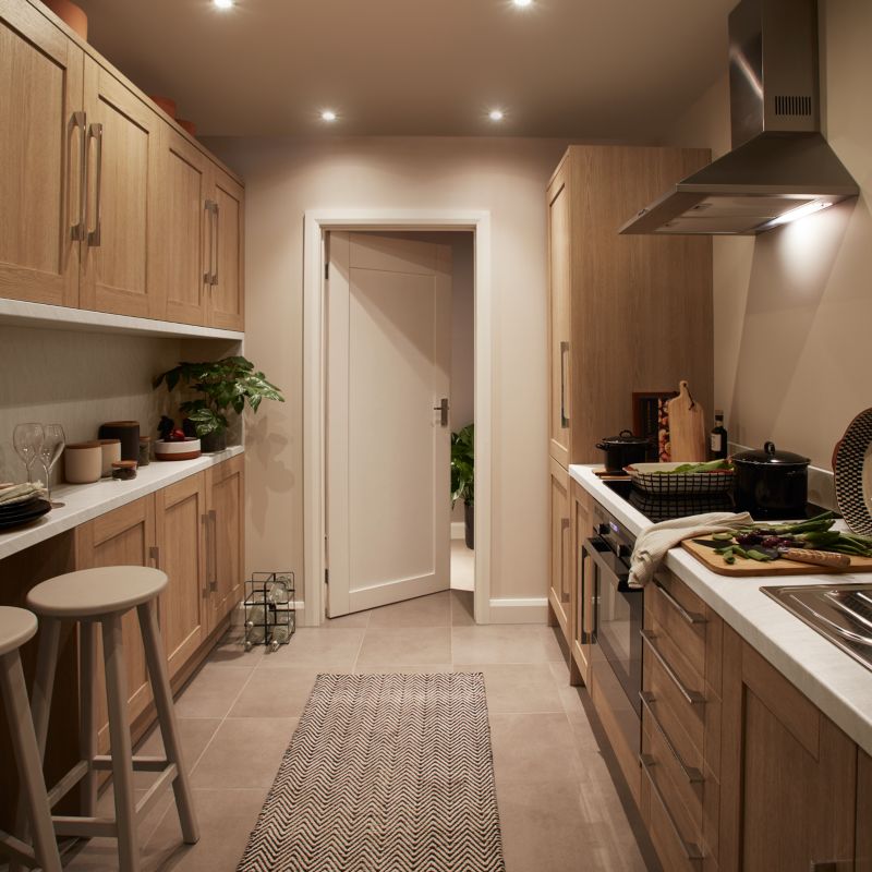 Zestaw paneli wymiennych do słupka GoodHome Alpinia 57 x 201 cm dąb