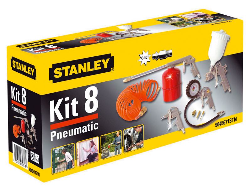 Zestaw pneumatyczny Stanley 8 szt