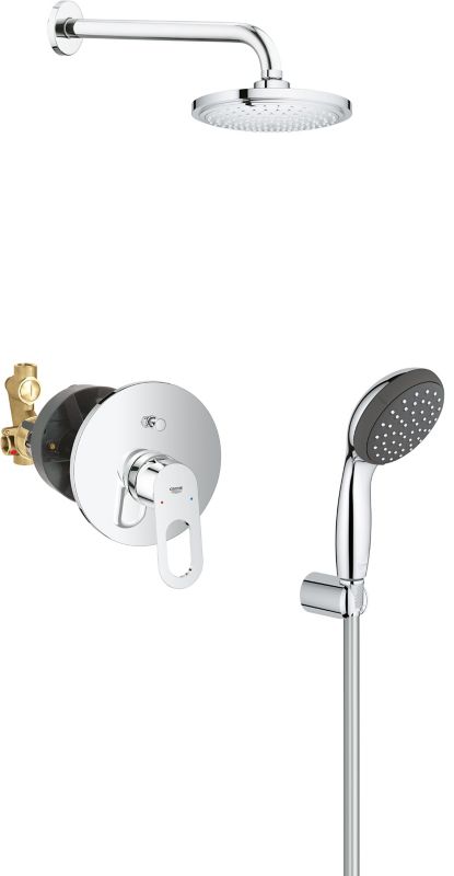 Zestaw podtynkowy Grohe Start Loop 1-funkcyjny śr. 18 cm z baterią chrom