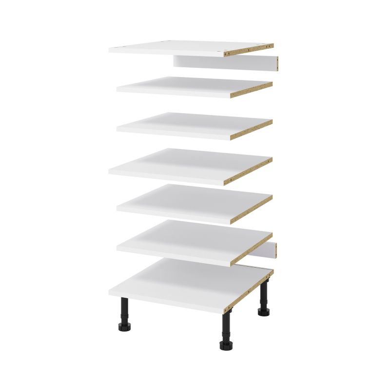 Zestaw półek do słupka GoodHome 50 cm