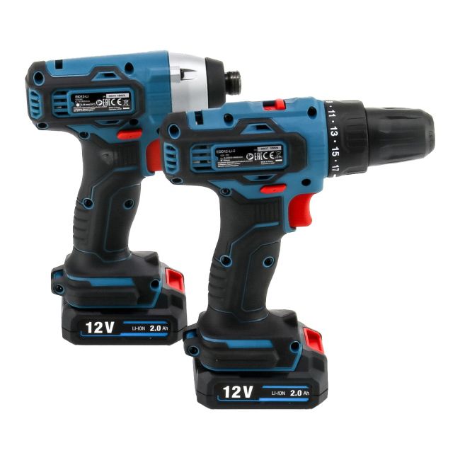 Zestaw wkrętarka + zakrętarka Erbauer 12 V