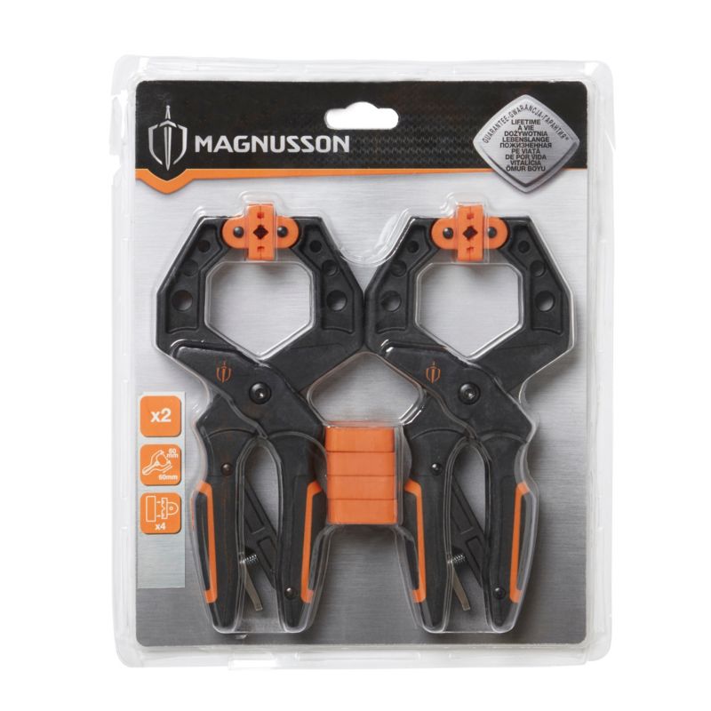 Zestaw ścisków automatycznych Magnusson 50 x 60 mm 2 szt