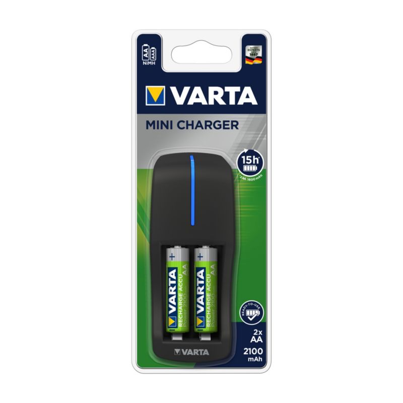Ładowarka VARTA Mini Charger + 2 x AA 2100 mAh