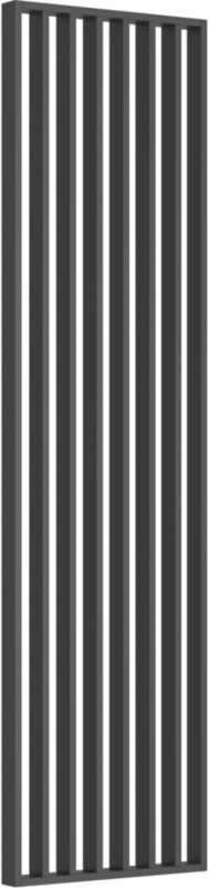 Ścianka lamelowa 58 x 275 cm grafitowa