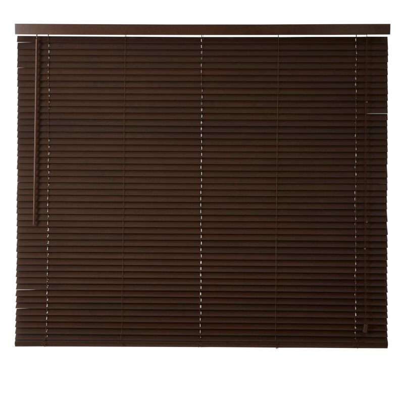 Żaluzja drewniana Colours Cana 180 x 180 cm ciemna brązowa
