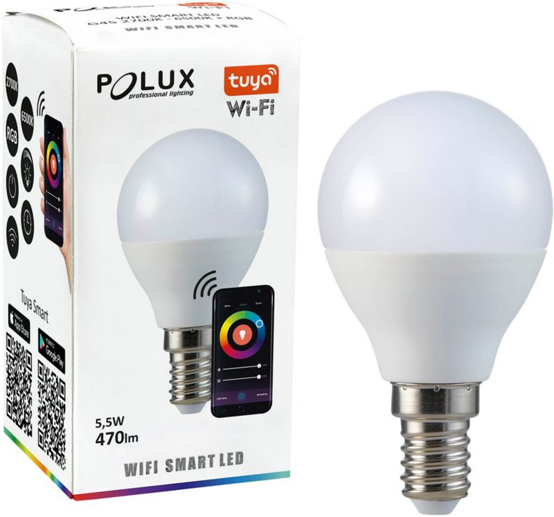 Żarówka LED Smart G45 E14 470 lm CCT WiFi