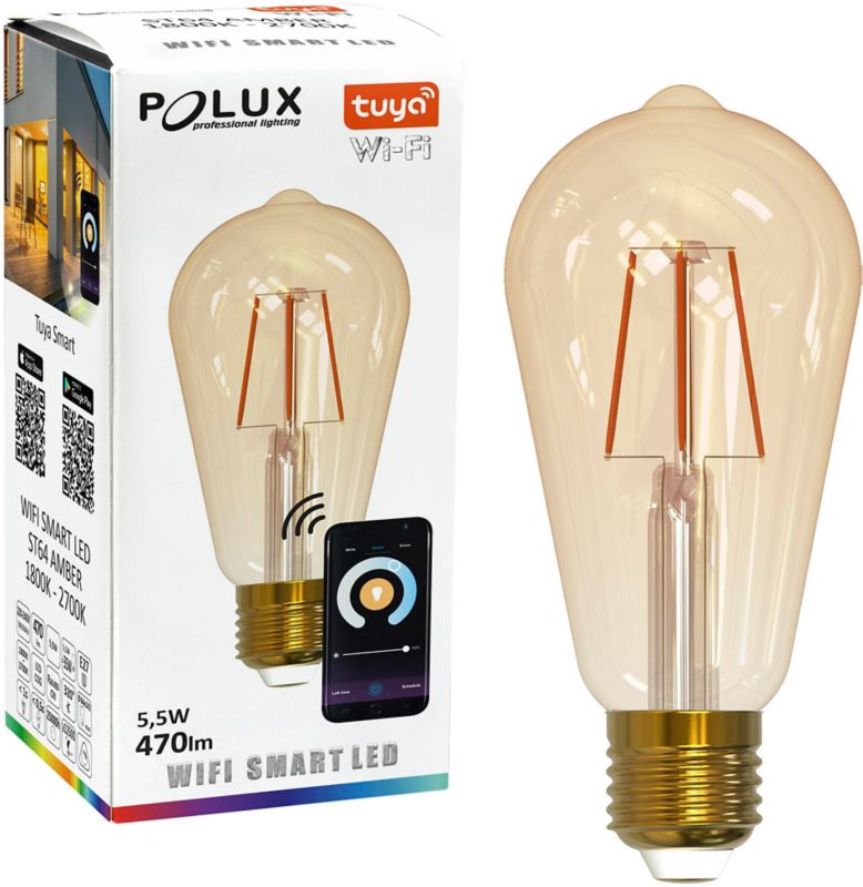 Żarówka LED Smart ST64 E27 470 lm 18/27 K WiFi