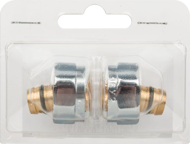2 złączki do PEX 16 GW M22 chrom LUXRAD