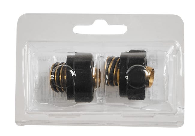 2 złączki do PEX 16 GW M22 czarny mat LUXRAD