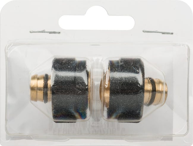 2 złączki do PEX 16 GW M22 grafit LUXRAD