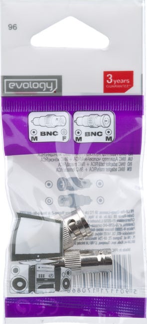 Adapter EVODPM96 CINC/BNC Ż + CINC/BNC MĘSKI EVOLOGY