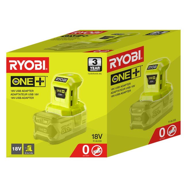 Adapter USB do akumulatora Ryobi R18USB-0