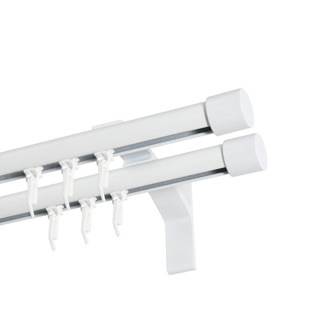 Agrafki ze ślizgiem do profilu aluminiowego 10 szt. białe
