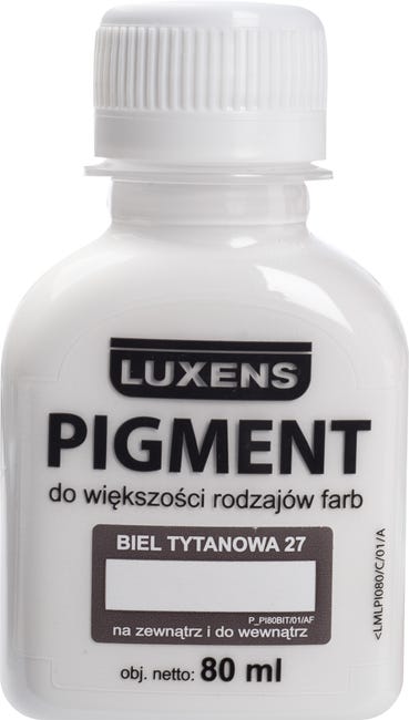 Barwnik w płynie Pigment Luxens 80 ml Biel tytanowa nr 27 80 ml