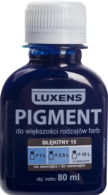 Barwnik w płynie Pigment Luxens 80 ml Błękitny nr 15 80 ml