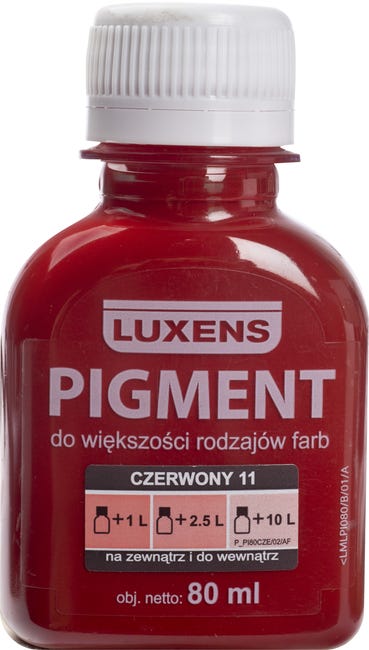 Barwnik w płynie Pigment Luxens 80 ml Czerwony nr 11 80 ml