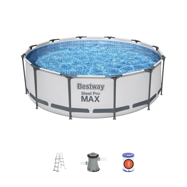 Basen stelażowy Bestway 366x100 cm Steel Pro Max 56418