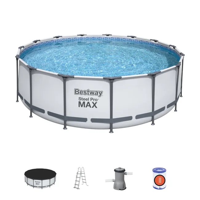 Basen stelażowy Bestway 457x122 cm Steel Pro 56438