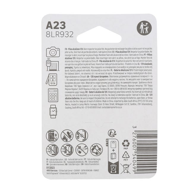 Bateria alkaliczna A23/8LR932 1 SZT. LEXMAN