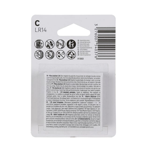 Bateria alkaliczna C-LR14 2 SZT. LEXMAN