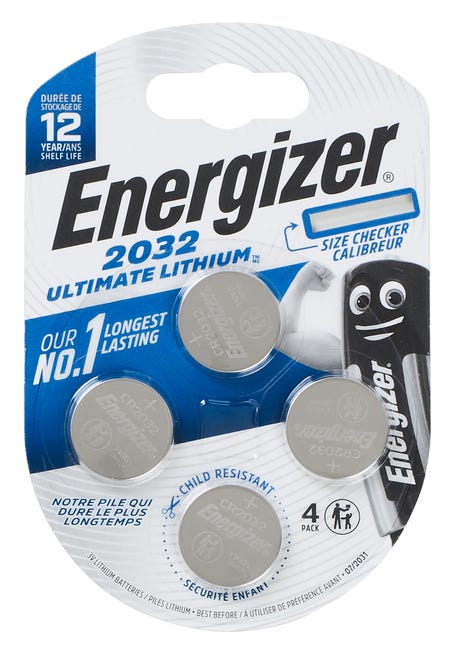 Bateria alkaliczna CR2032 ULTIMATE LITH 4 szt. ENERGIZER