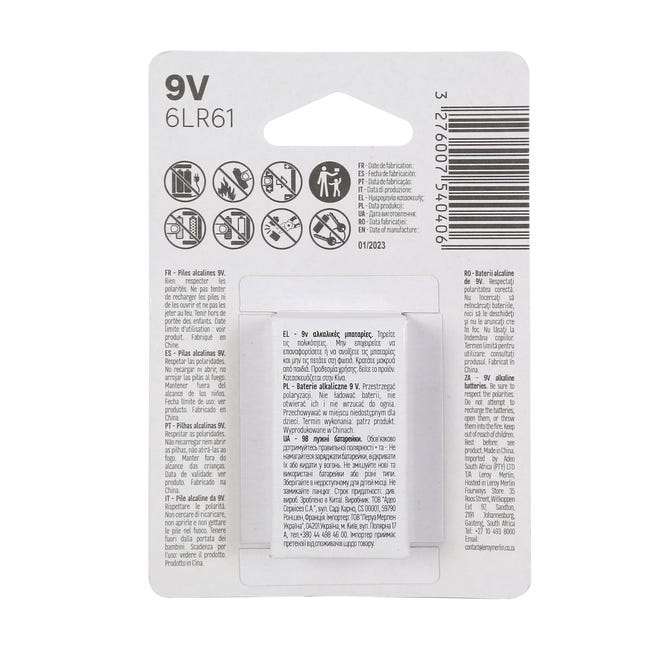 Bateria alkaliczna INTENSIVE 9V 6LR61 1 SZT. LEXMAN