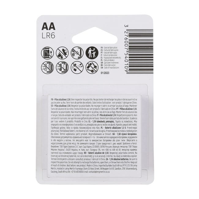 Bateria alkaliczna INTENSIVE LR6/AA 8 SZT. LEXMAN