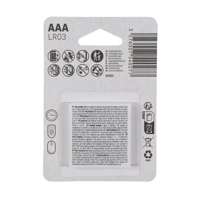 Bateria alkaliczna LR03/AAA 4 SZT. LEXMAN