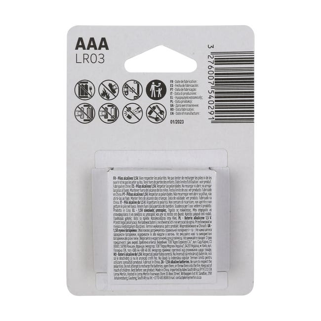 Bateria alkaliczna LR03/AAA 8 SZT. LEXMAN