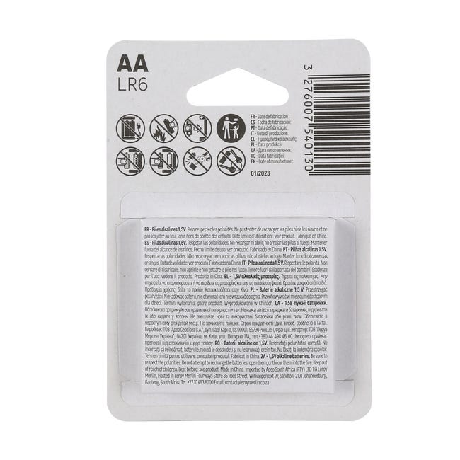 Bateria alkaliczna LR6/AA 4 SZT. LEXMAN