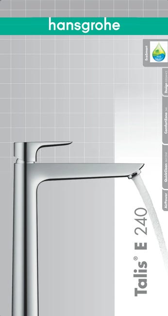 Bateria do umywalki złota Talis Hansgrohe