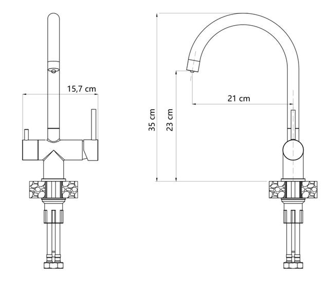 Bateria kuchenna filtrująca Clio Quadron