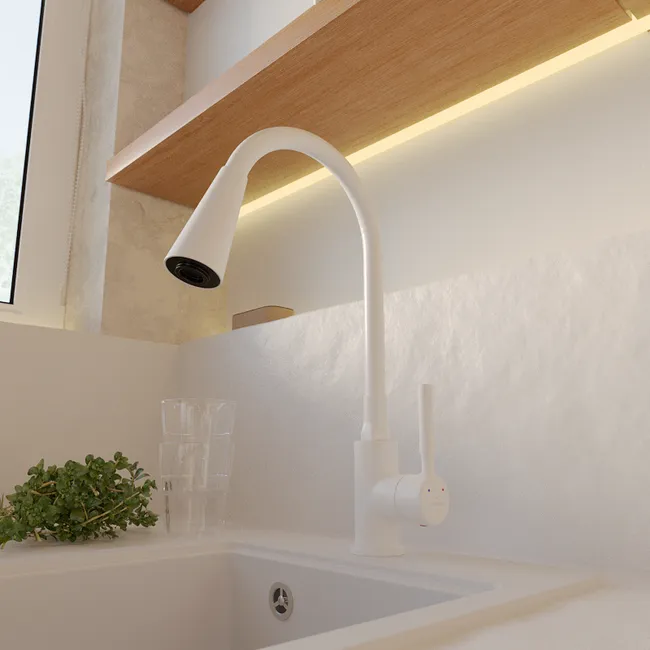 Bateria kuchenna z elastyczną wylewką Hula2 Invena