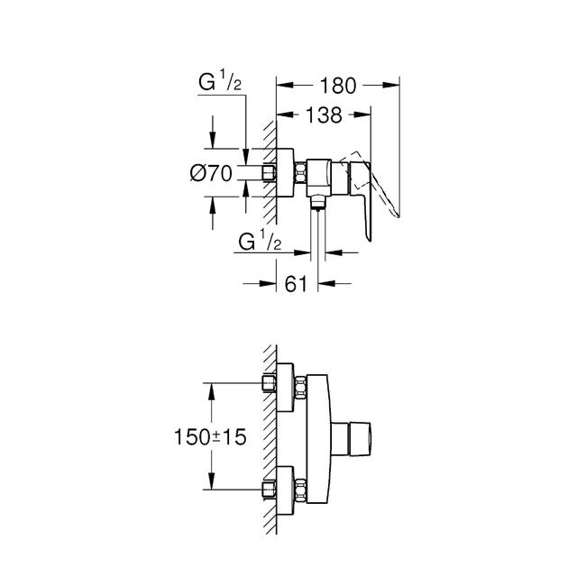 Bateria prysznicowa Start QuickFix Grohe