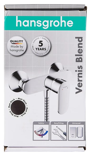 Bateria prysznicowa czarna Blend Hansgrohe