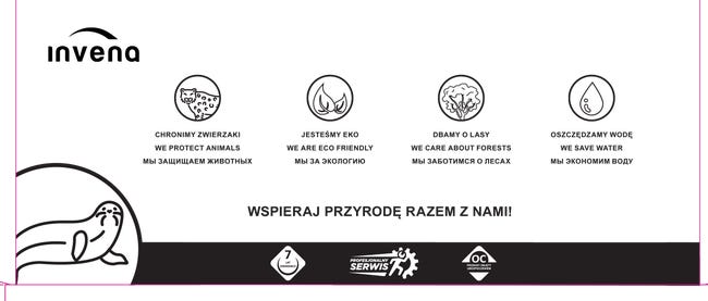 Bateria prysznicowa czarna Starlight Invena