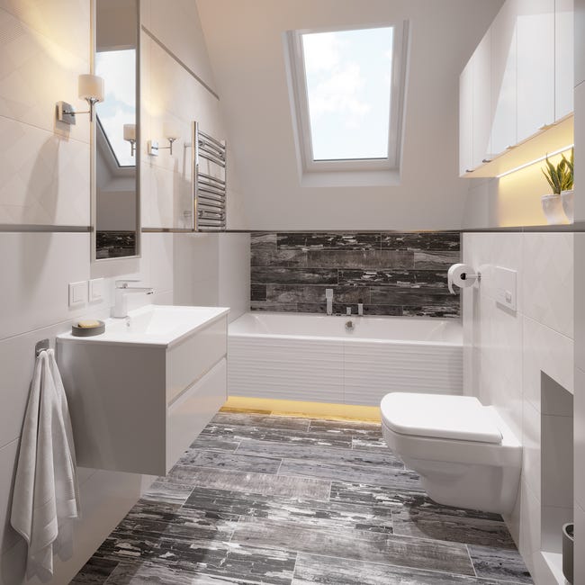 Bateria umywalkowa biała Saxon Omnires