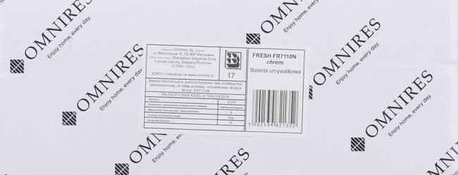 Bateria umywalkowa chrom Fresh Omnires